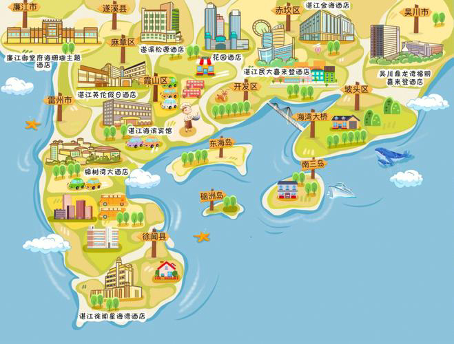 贺州手绘地图旅游的艺术指南